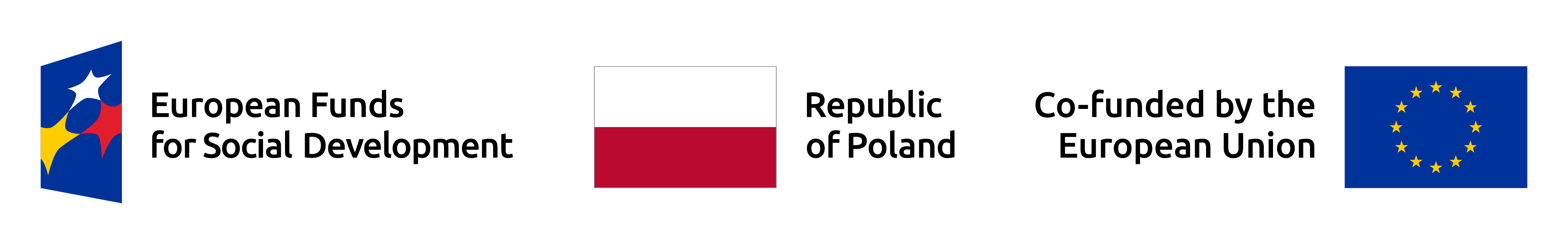 Co-funded by the European Union · European Funds for Social Development · Republic of Poland